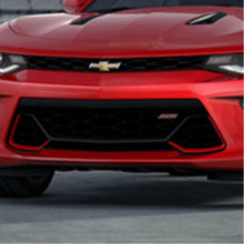 Load image into Gallery viewer, Chevrolet Camaro Lower Grille In Black With Pull Me Over Red Inserts And SS Embl