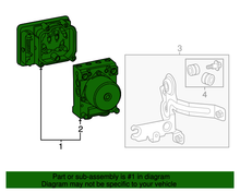 Load image into Gallery viewer, ABS Hydraulic Assembly Part Number: 84609554
