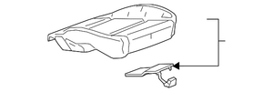 Air Bag Seat Sensor Mat Occupant Sensor  (Front, Lower) GM: 42647737